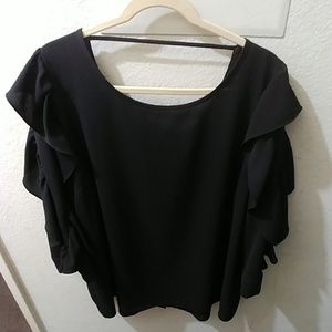 City Chic Black Blouse